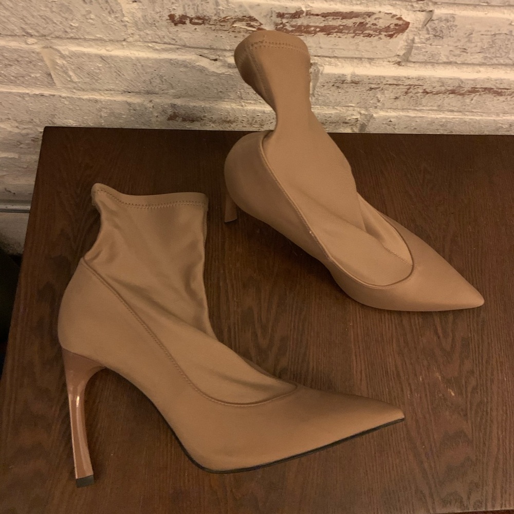 Nude Sock Booties